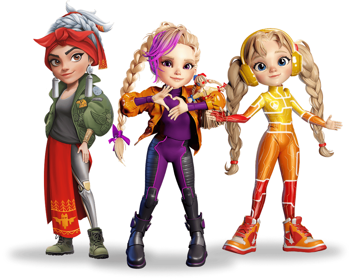 Russians Superheroes Yaga and Peresvet